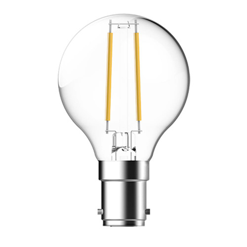 LED Filament Golf Ball 2.5W (25W) SBC 2700K 220-240V Clear Tungsram LED Filament Golf Ball 2.5W (25W) SBC 2700K 220-240V Clear Tungsram