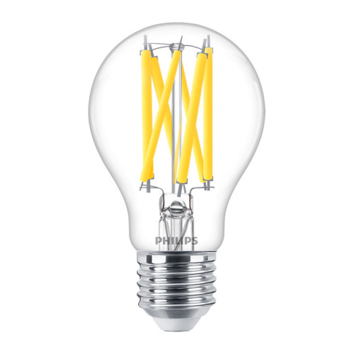 Philips LED GLS 10.5W (100W eq.) ES Clear Very Warm White CRi90 DimTone Philips LED GLS 10.5W (100W eq.) ES Clear Very Warm White CRi90 DimTone