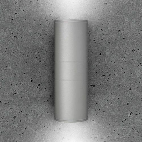 Luna Grande GU10 Up/Down Wall Light - IP65 Grey Luna Grande GU10 Up/Down Wall Light - IP65 Grey