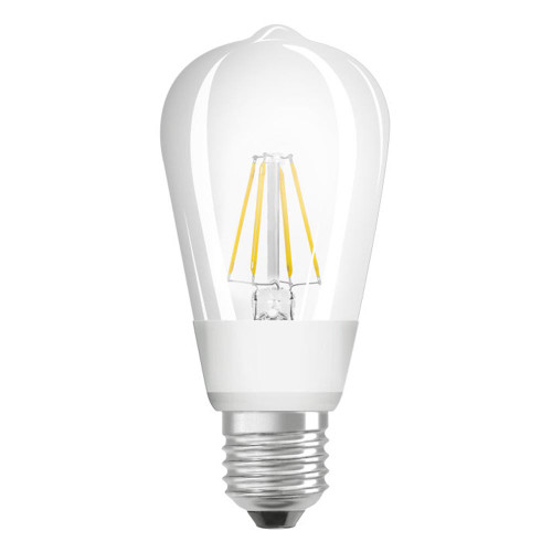 Osram Edison ST64 Lamp 7W Very Warm White E27 Clear Glow Dimmable Osram Edison ST64 Lamp 7W Very Warm White E27 Clear Glow Dimmable