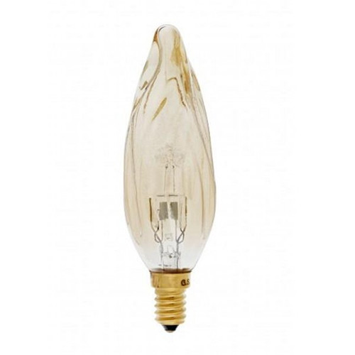 Girard Sudron New Torch Halogen Candle GS8 30W SES Amber Girard Sudron New Torch Halogen Candle GS8 30W SES Amber