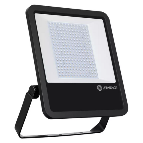 LED Black Asymmetrical Floodlight 145W Cool White 20000lm IP65 48x92Deg