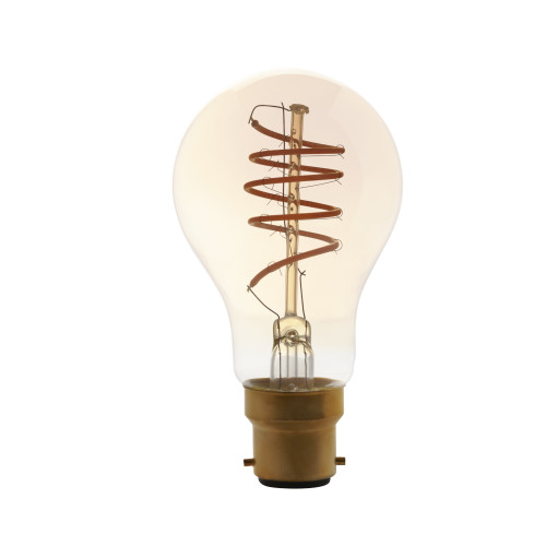 4W LED Vintage Soft Coil Amber GLS BC 2000K Dimmable 4W LED Vintage Soft Coil Amber GLS BC 2000K Dimmable