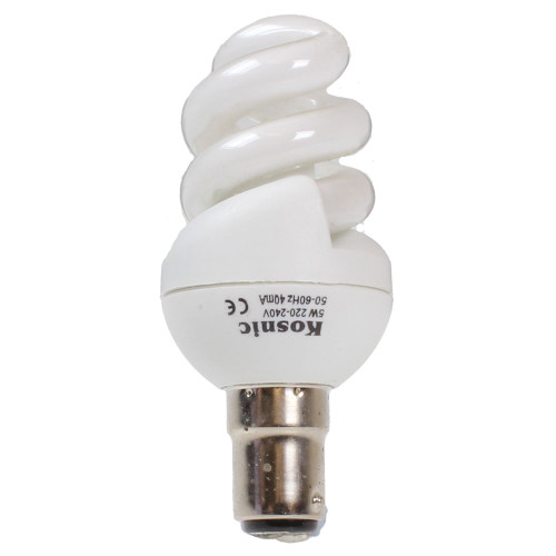 Kosnic Spiral 240V 5W B15d Very Warm White 827 Kosnic Spiral 240V 5W B15d Very Warm White 827