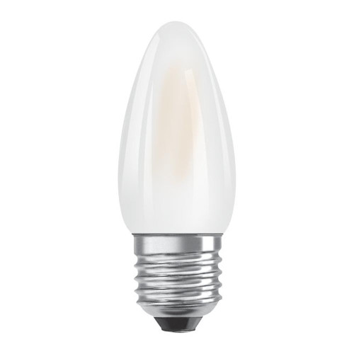 LED Filament Candle 5W (40W) E27 Very Warm White Frosted Dimmable
