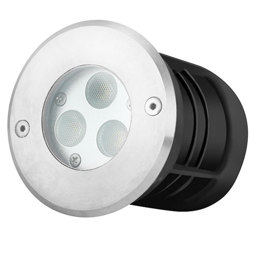 Luna 3W LED Ground Light 4000K Stainless Steel IP67