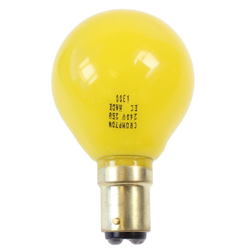 RND45 240V 25W SBC YELLO