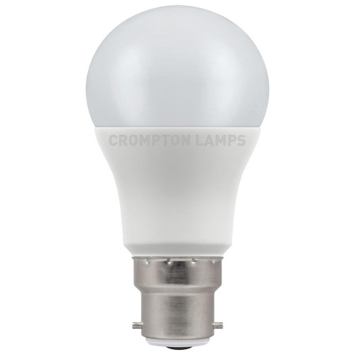 Crompton LED GLS Thermal Plastic 8.5W B22d Cool White Opal Crompton LED GLS Thermal Plastic 8.5W B22d Cool White Opal