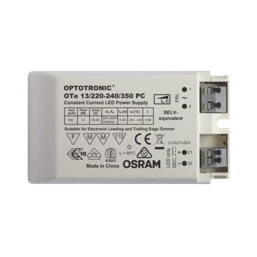 Osram OTe 13W 350mA LED Driver Phase Cut Dimmable Osram OTe 13W 350mA LED Driver Phase Cut Dimmable