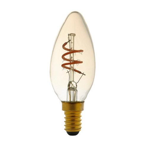 Bell 4W LED Vintage Soft Coil Amber Candle SES 1800K Dimmable