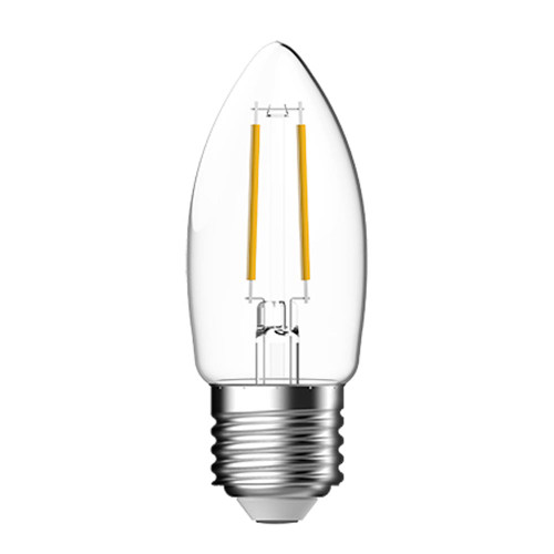 LED Filament Candle 2.5W (25W) ES 2700K 220-240V Clear Tungsram LED Filament Candle 2.5W (25W) ES 2700K 220-240V Clear Tungsram