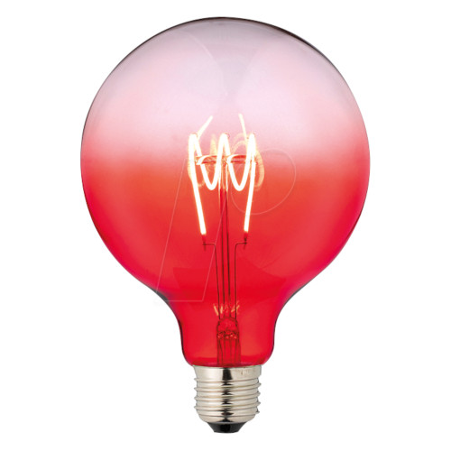 LED 125mm Filament Red Globe 4W (15W eq.) E27 2200K Dimmable LED 125mm Filament Red Globe 4W (15W eq.) E27 2200K Dimmable