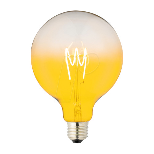 LED 125mm Filament Yellow Globe 4W (15W eq.) E27 2200K Dimmable LED 125mm Filament Yellow Globe 4W (15W eq.) E27 2200K Dimmable