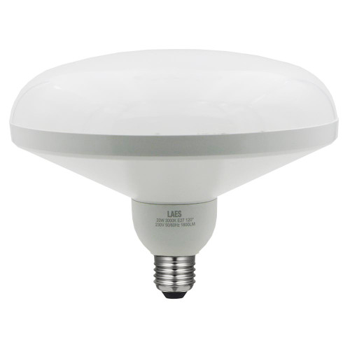 LED 201mm UFO Lamp 20W E27 6000K 240V Opal Laes LED 201mm UFO Lamp 20W E27 6000K 240V Opal Laes