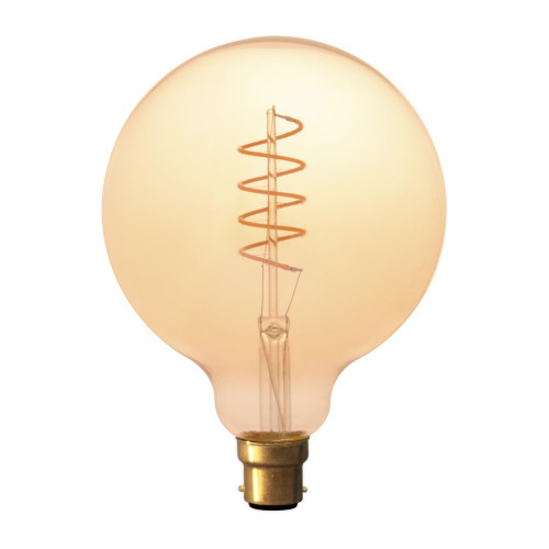 Calex LED Full Glass Long Filament 125mm Globe 4W 240V B22d Gold 2100K Dimmable Calex LED Full Glass Long Filament 125mm Globe 4W 240V B22d Gold 2100K Dimmable