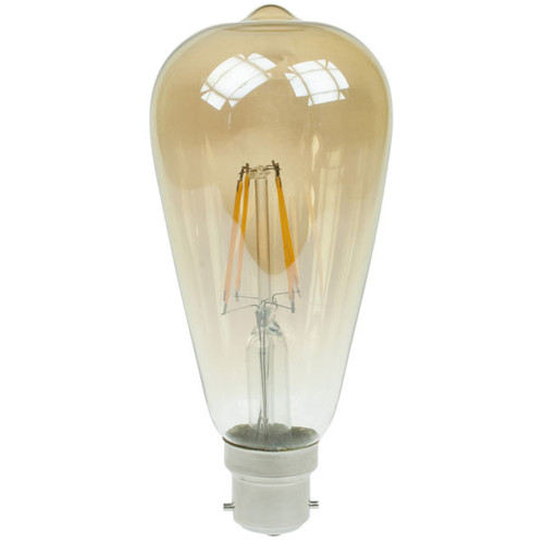 Prolite Gold Tinted LED Squirrel Cage 4W B22d 240V Extra Warm White Dimmable