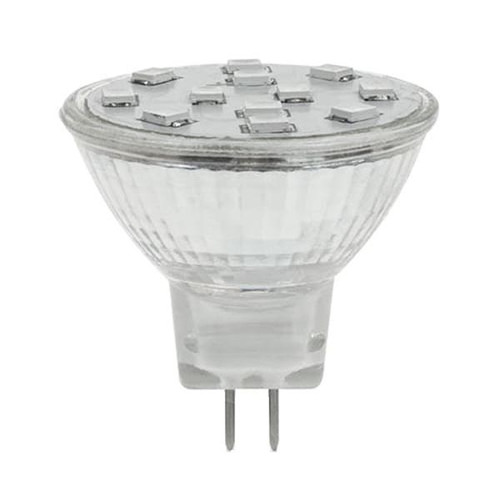 LED MR11 12V 1.5W Red 6 LED