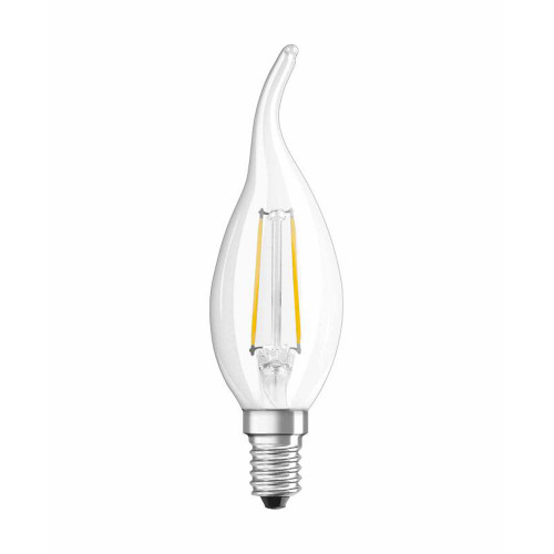 LED Filament Tipped Candle 2.5W (25W) E14 Very Warm White Clear LED Filament Tipped Candle 2.5W (25W) E14 Very Warm White Clear