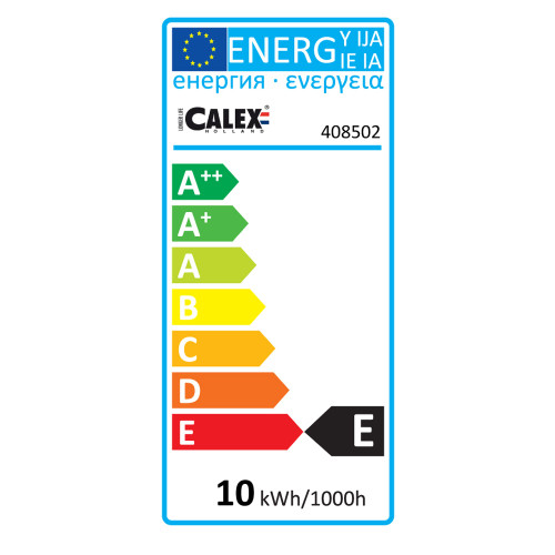 Calex Ball lamp 240V 10W 55lm E27 Frosted