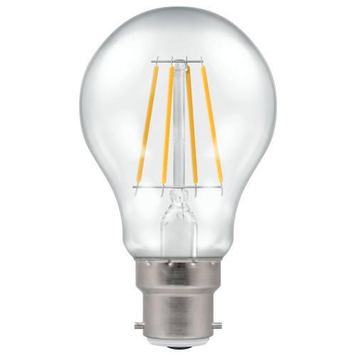 Crompton LED Filament GLS 5W 240V Very Warm White B22d Clear Dimmable Crompton LED Filament GLS 5W 240V Very Warm White B22d Clear Dimmable
