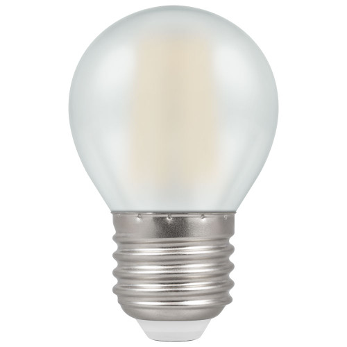 Crompton LED Filament Round 5W 240V Very Warm White E27 Pearl Dimmable Crompton LED Filament Round 5W 240V Very Warm White E27 Pearl Dimmable