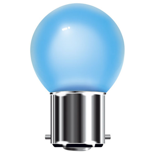LED 45mm Round 1W B22d Blue BEL LED 45mm Round 1W B22d Blue BEL