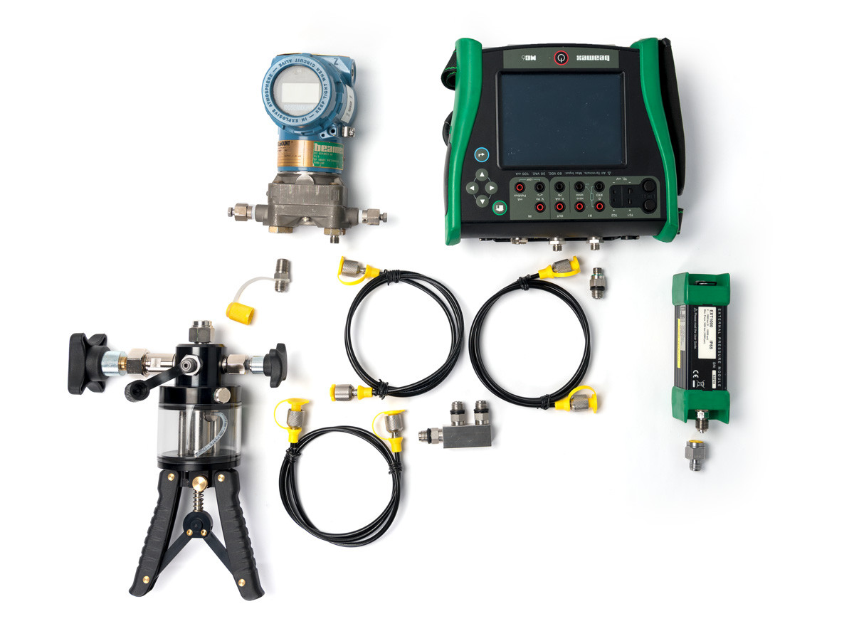 PGHH hydraulic calibration pump 0 … 700 bar (0 … 10 000 psi), complete kit