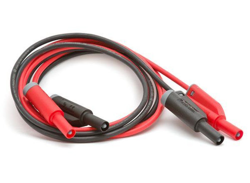 Juego de cables de test banana a banana (1 par) Juego de cables de test banana a banana (1 par)