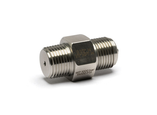 Pressure fitting G1/2" B male to 1/2" NPT male