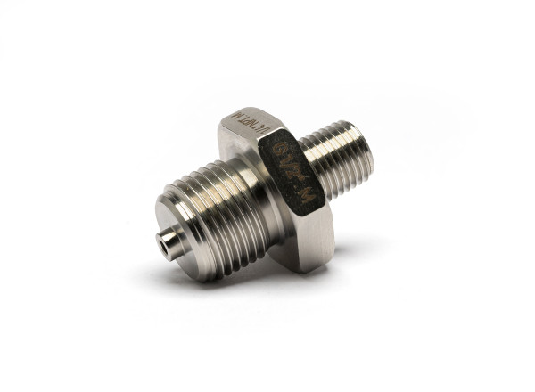 Pressure fitting G1/2" B male to 1/4" NPT male