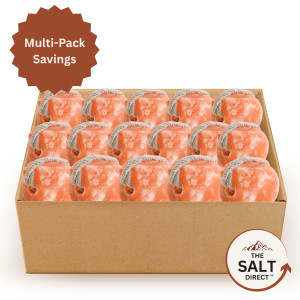 16-Pack 100% Natural Himalayan Rock Salt Animal Lick 2.2 lb 16-Pack 100% Natural Himalayan Rock Salt Animal Lick 2.2 lb