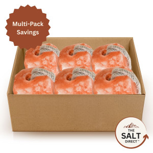 6-Pack 100% Natural Himalayan Rock Salt Animal Lick 4.4 lb 6-Pack 100% Natural Himalayan Rock Salt Animal Lick 4.4 lb