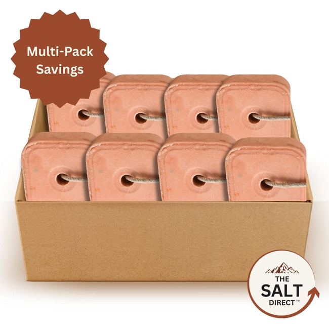 8-Pack Compressed Himalayan Salt Animal Lick 5.5 lb