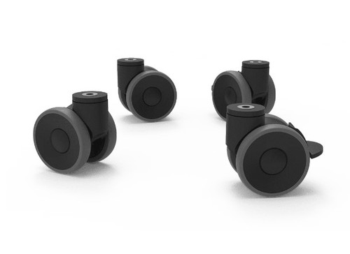 UNOX REVOLVING CASTER SET WITH BRAKE