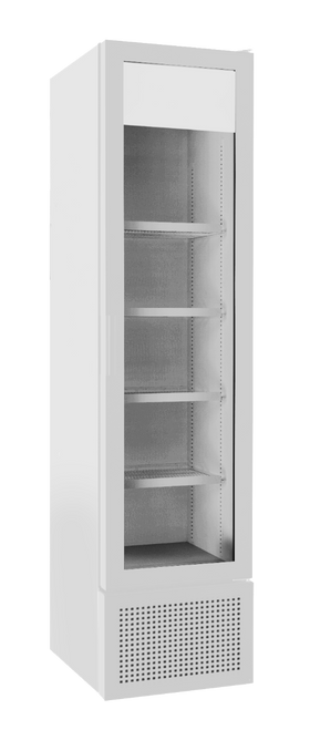 Sterling Pro Green BBS225WOC Slimline Single Door Display Chiller, 225 Litres