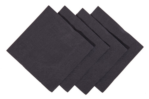 4000 24cm 2ply Black Cocktail Napkins