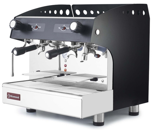 Diamond COMPACT/2PB Semi-Automatic Espresso Coffee Machine 2 Groups, 6.5 Litres