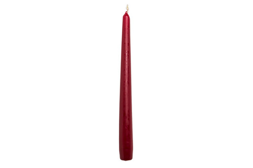 10 Inch Burgundy Taper Candles (50 pack)