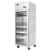 Atosa YCF9401GR Slimline Glass Single Door Upright Fridge, 410 Litres
