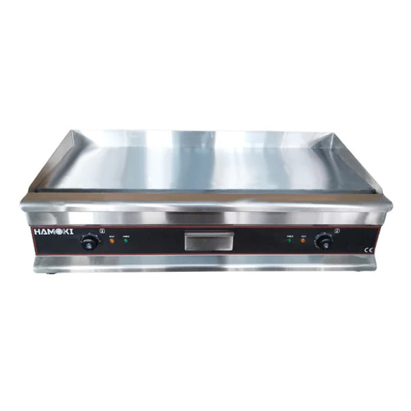 GR-1000 - Electric Countertop Chrome Plated Griddle- Flat 100cm