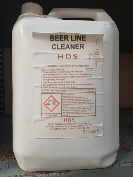 BEER LINE CLEANER - CLEAR 5 LITRE