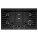 Whirlpool® 36-inch Gas Cooktop with EZ-2-Lift™ Hinged Cast-Iron Grates WCG55US6HB