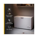 Whirlpool® 16 Cu. Ft. Chest Freezer with Shelves WZC5216LW Whirlpool® 16 Cu. Ft. Chest Freezer with Shelves WZC5216LW
