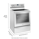 Whirlpool® 6.4 Cu. Ft. Freestanding Electric Range with True Convection YWFE745H0FH