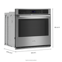 Maytag® 27-inch Single Wall Oven with Air Fry and Basket - 4.3 cu. ft. MOES6027LZ