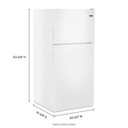 Maytag® 30-Inch Wide Top Freezer Refrigerator with PowerCold® Feature- 18 Cu. Ft. MRT118FFFH