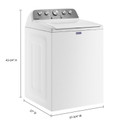 Maytag® Top Load Washer with Extra Power - 5.2 cu. ft. IEC MVW5035MW
