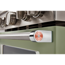 KitchenAid® 30'' Smart Commercial-Style Dual Fuel Range with 4 Burners KFDC500JAV