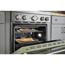 KitchenAid® 30'' Smart Commercial-Style Dual Fuel Range with 4 Burners KFDC500JAV