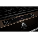 Kitchenaid® 30-Inch 5-Burner Gas Slide-In Convection Range KSGG700EBS